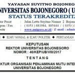 Dokumen SPMI Universitas Bojonegoro